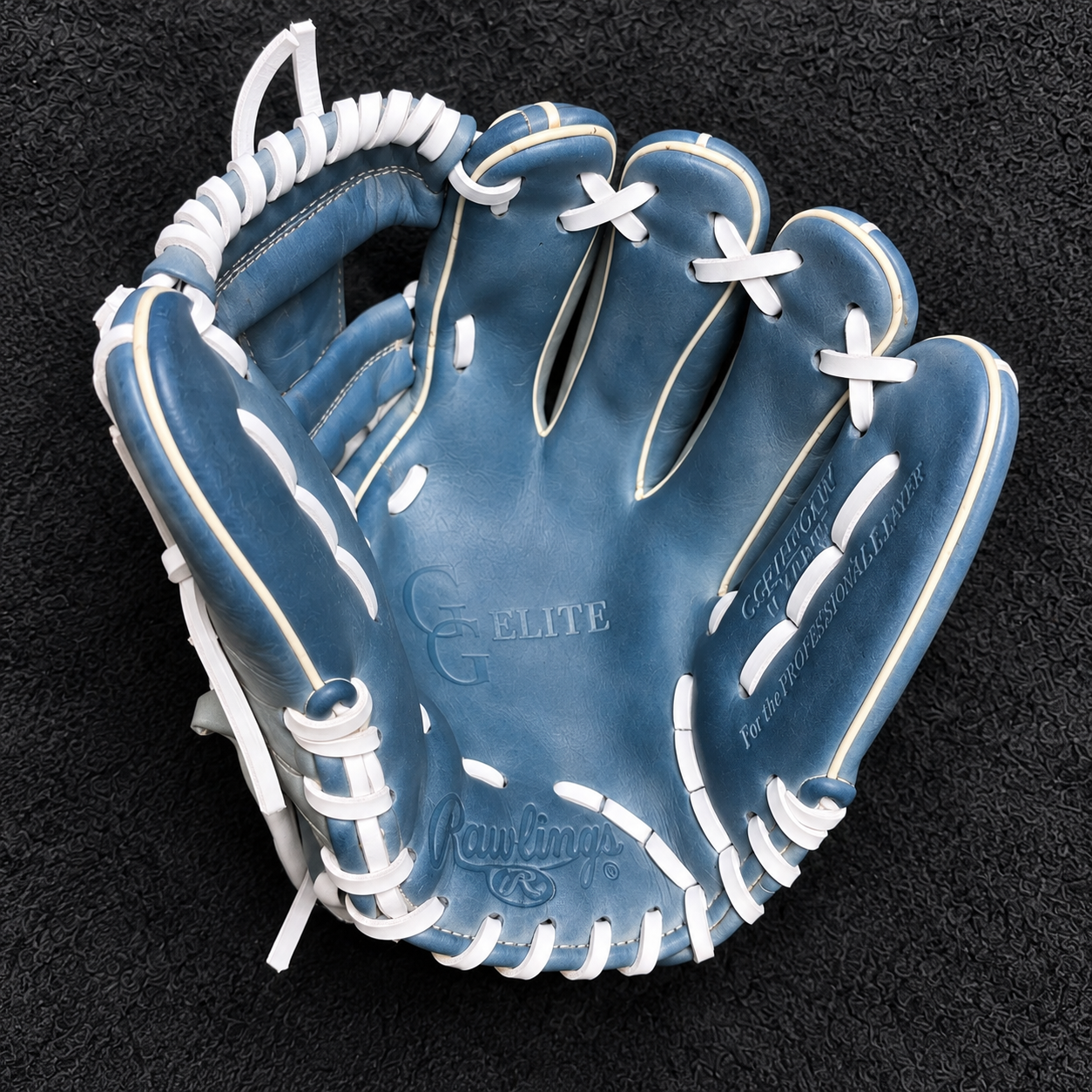 Baseball glove after GloveTune restoration